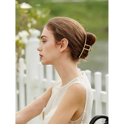 Minimalist Line Large Claw Metal Hair Clips