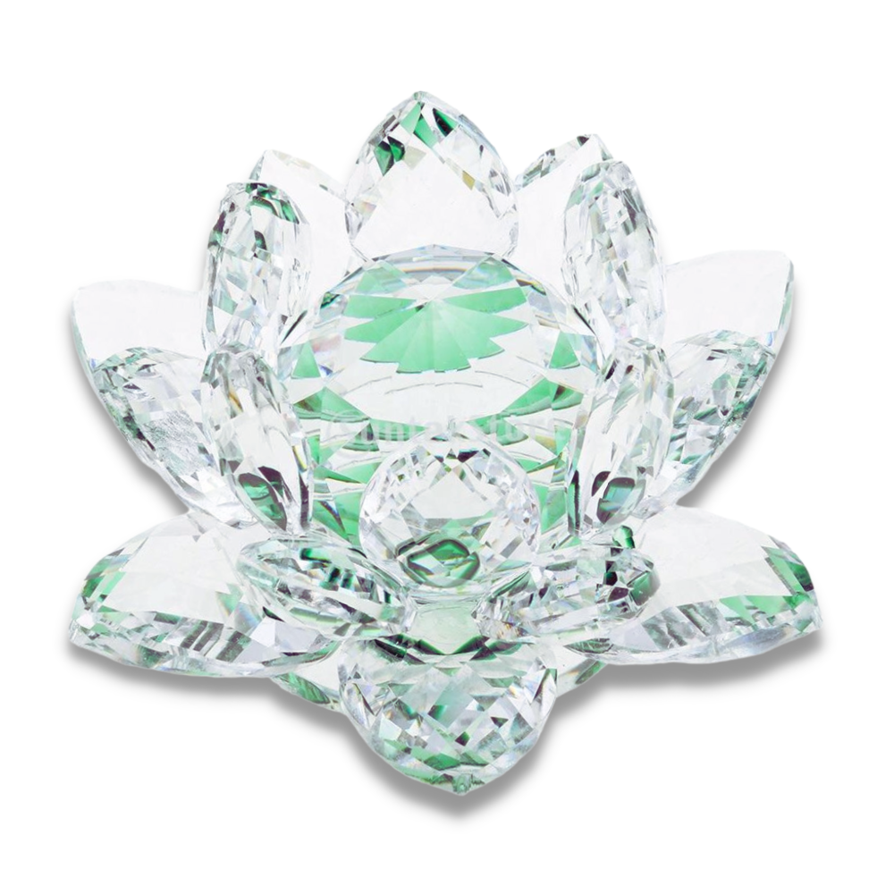 Crystal lotus flower "Feng Shui"