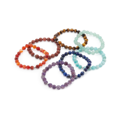 Lot of 7 Bracelets "Energy of the 7 Chakras"