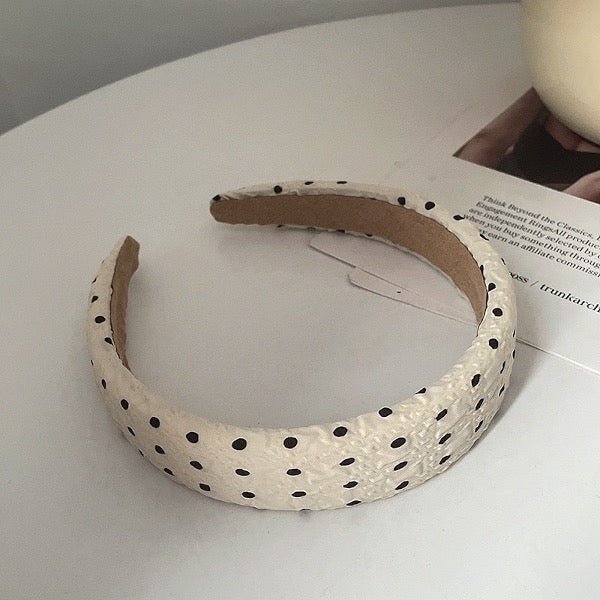 Elegante Polka Dot-hoofdband