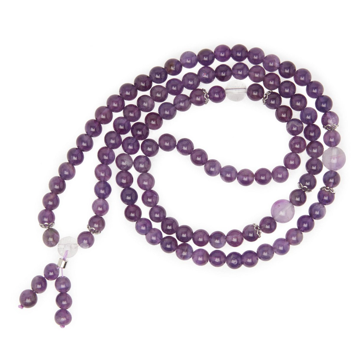 Amethyst Buddhist Mala Bracelet