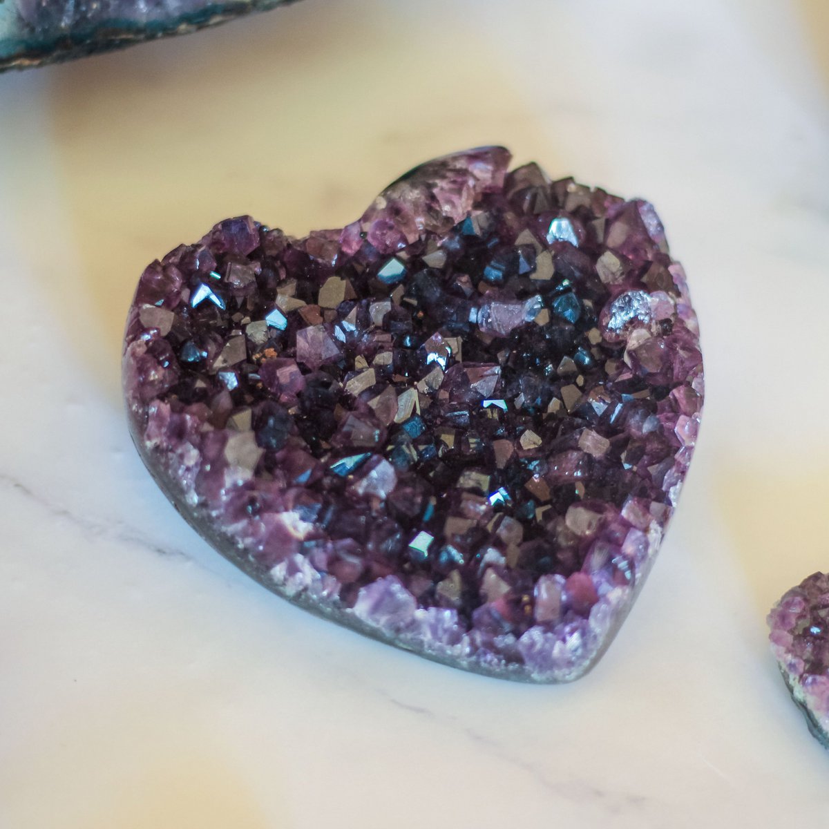 Large Amethyst Heart from Uruguay