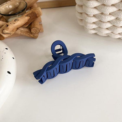 Minimalist Blue Tone Claw Hair Clips