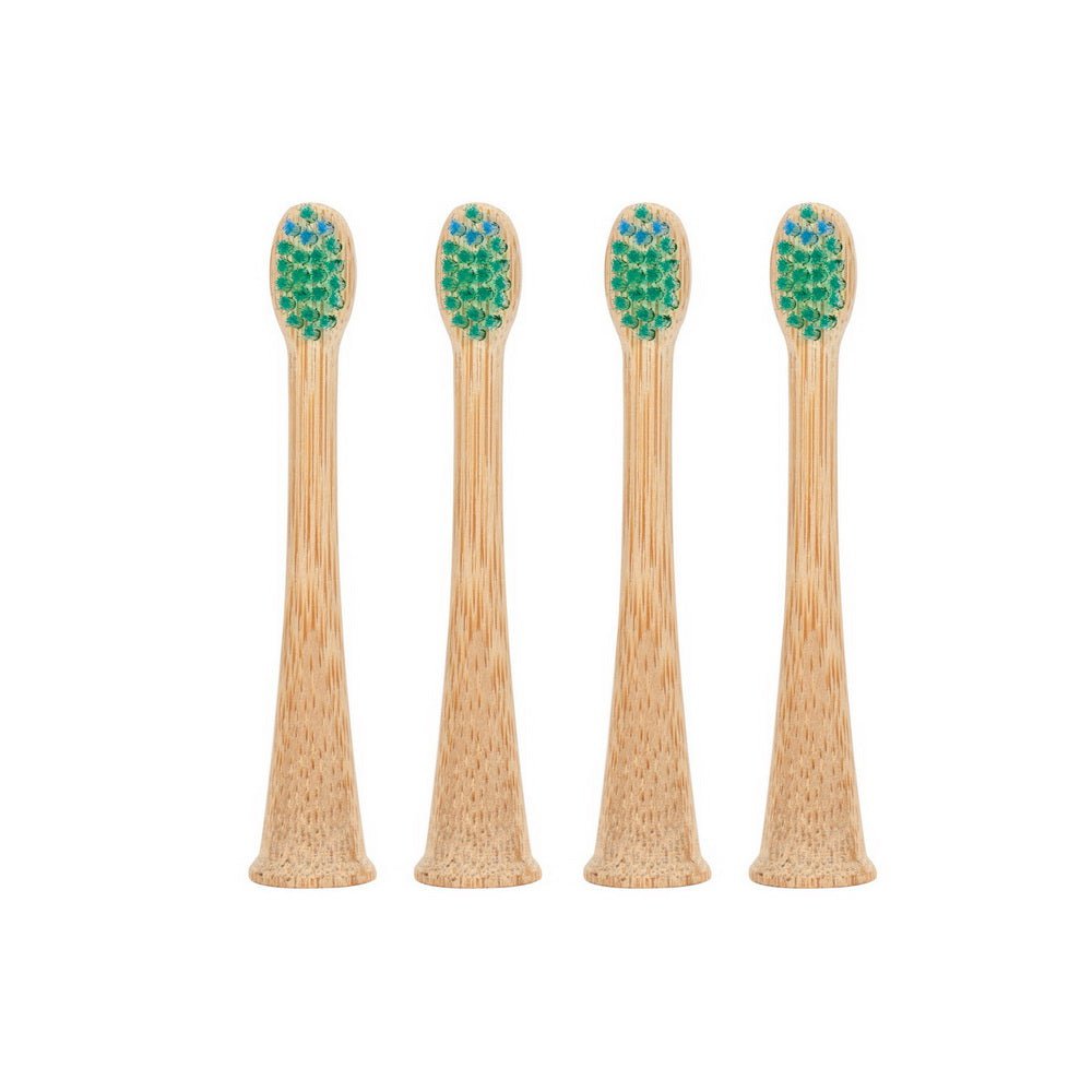 green-goose Sonicare Bamboo Brush Heads Kids - 4 Pieces - Green