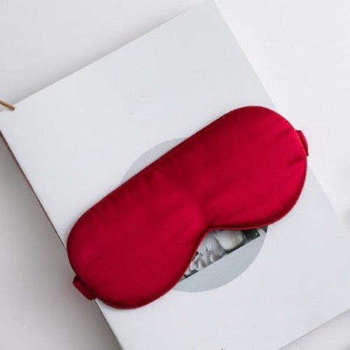 100% Silk Relaxation Sleep Mask-22mm-Solid Colors-Plus Size