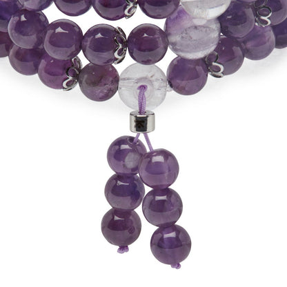 Amethyst Buddhist Mala Bracelet