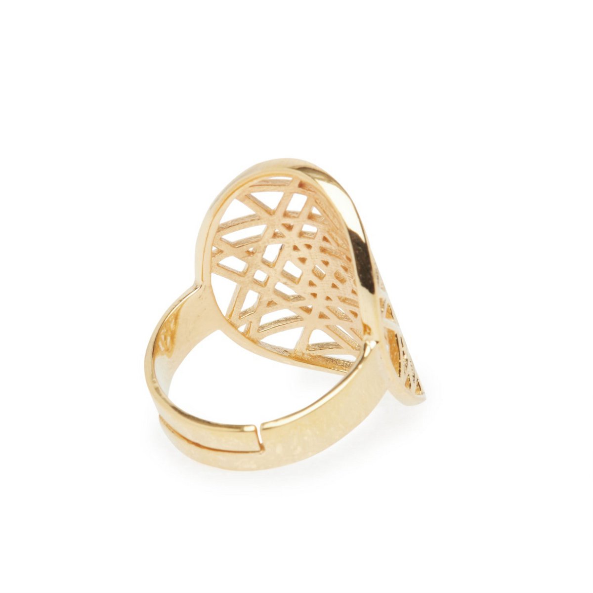 Sri Yantra-ring in 925 zilver of geel goud