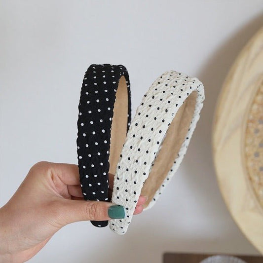 Elegante Polka Dot-hoofdband