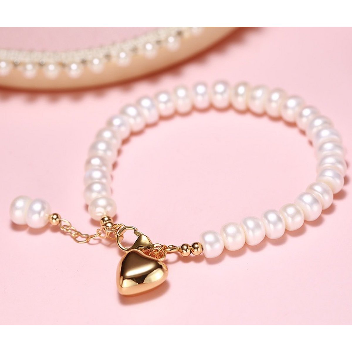 Timeless design Freshwater pearl handmade bracelet