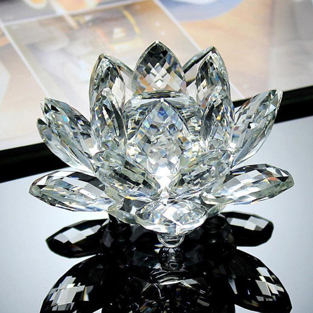 Crystal lotus flower "Feng Shui"