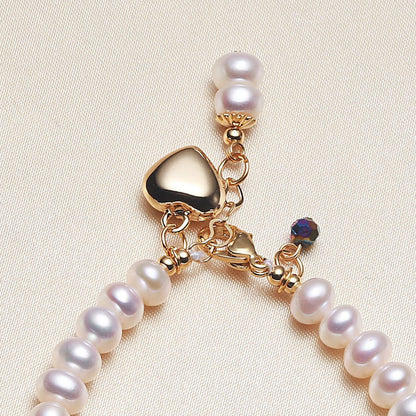 Timeless design Freshwater pearl handmade bracelet