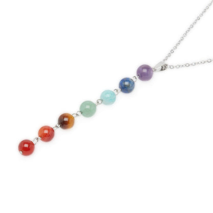 Necklace "Pearls of the 7 Chakras"