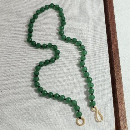 Timeless Green Aventurine Bead Necklace