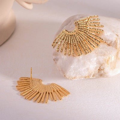 Appollina-thick Sunshine stud earrings