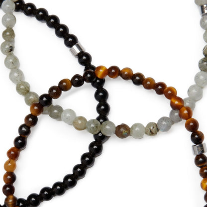 Set of 3 "Protection" mini bracelets