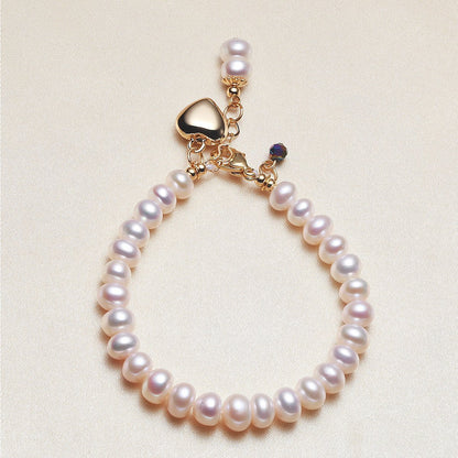 Timeless design Freshwater pearl handmade bracelet