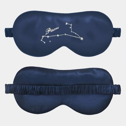 Zodiac Signs 100% Silk Sleep Mask-Oversize