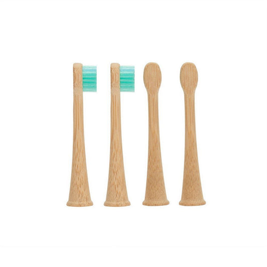 green-goose Sonicare Bamboo Brush Heads Kids - 4 Pieces - Green