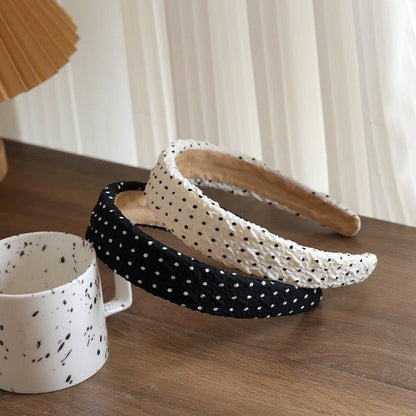 Elegante Polka Dot-hoofdband