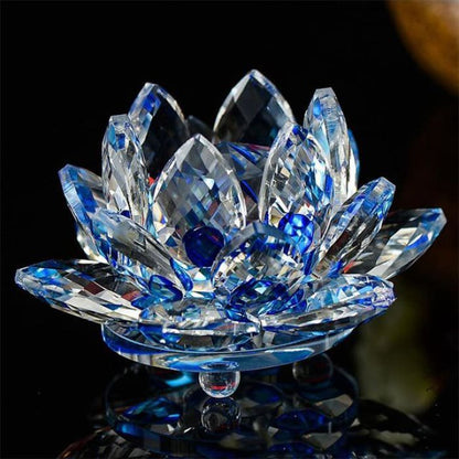 Crystal lotus flower "Feng Shui"