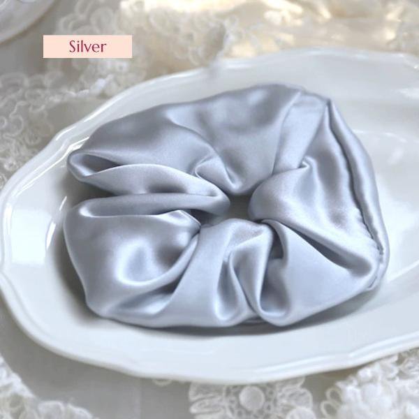 Luxurious 100% Silk Hair Scrunchie - 6cm Wide