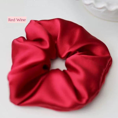 Luxurious 100% Silk Hair Scrunchie - 6cm Wide