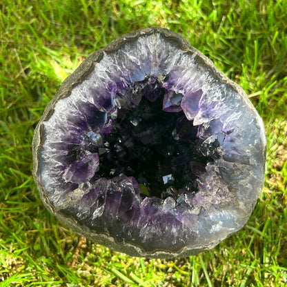 Spherical geode in Amethyst from Uruguay